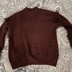 MICHAEL Michael Kors Brown Cowl Neck Sweater